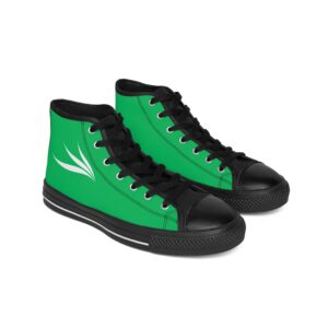 Nexsweet Greeen and Black Men's Classic Sneakers