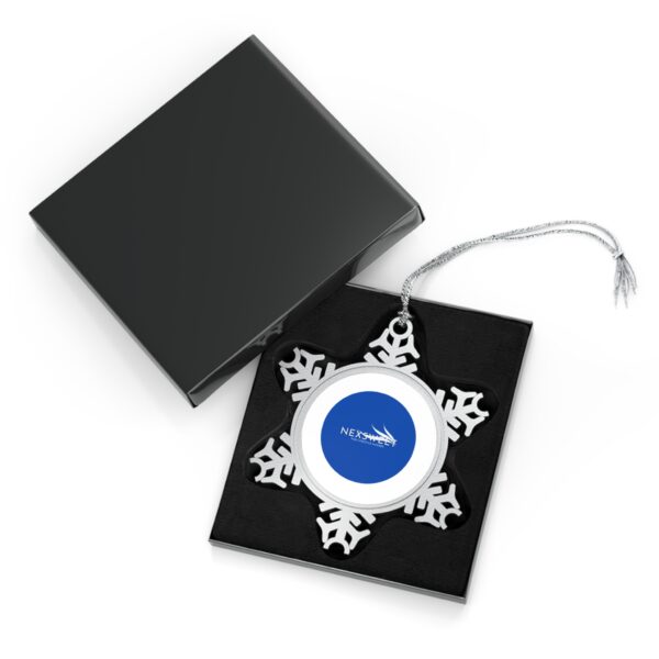 Pewter Snowflake Ornament by Nexsweet - Image 2