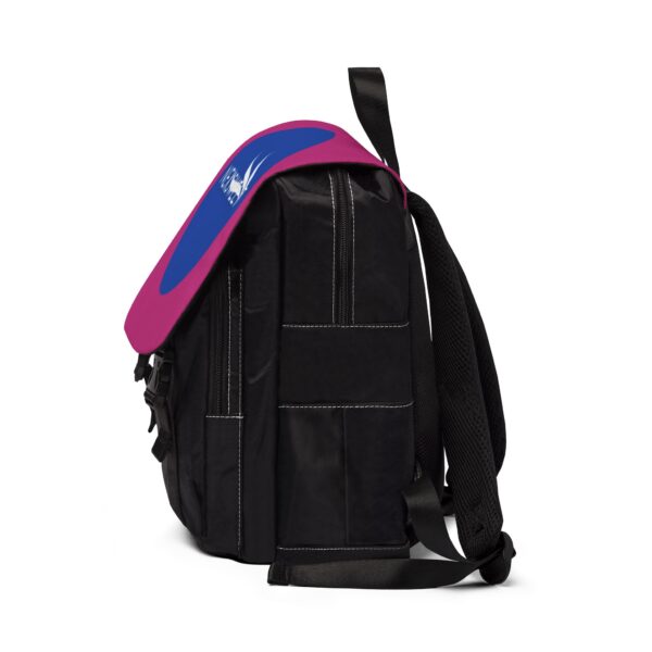 Pink Nexsweet Unisex Casual Shoulder Backpack - Image 3