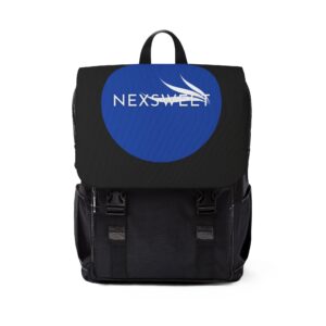 Black Nexsweet Unisex Casual Shoulder Backpack
