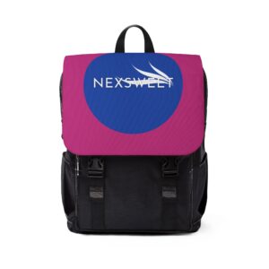 Pink Nexsweet Unisex Casual Shoulder Backpack