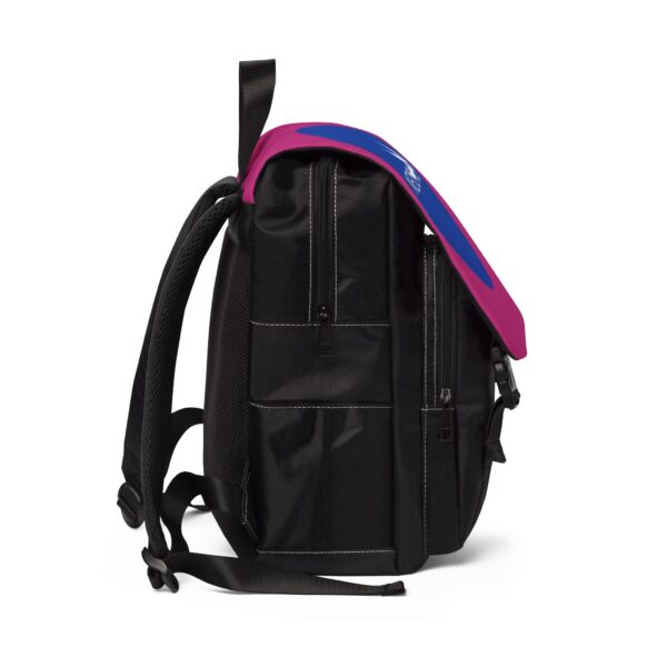 Pink Nexsweet Unisex Casual Shoulder Backpack - Image 2