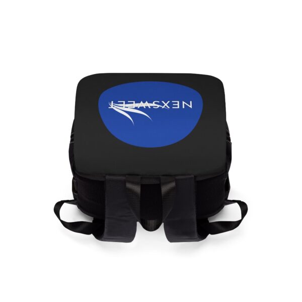 Black Nexsweet Unisex Casual Shoulder Backpack - Image 4