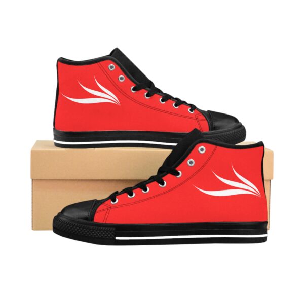 Nexsweet Red Men's Classic Sneakers - Image 2