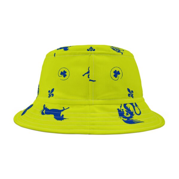Yellow Caesar Bucket Hat (AOP) - Image 3
