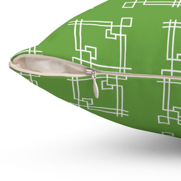 Green Princess Gaia Spun Polyester Square Pillow - Image 6