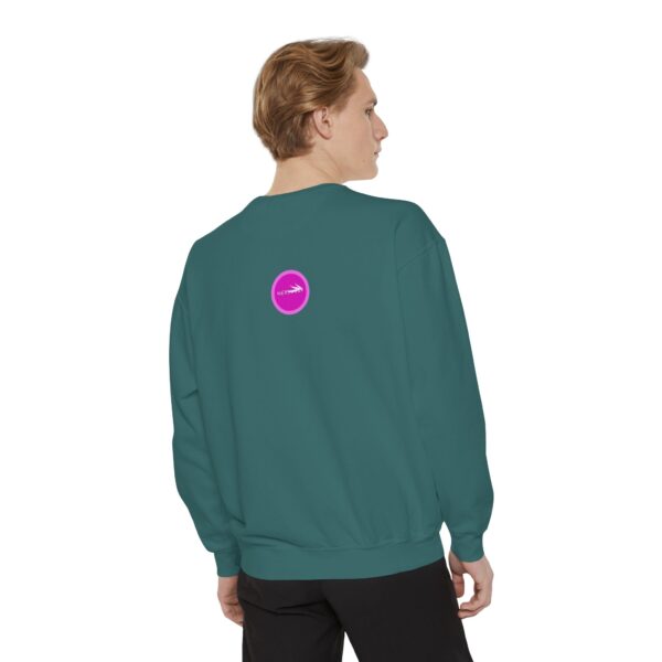Pinky Zebra Unisex Garment-Dyed Sweatshirt by Nexsweet - Image 8