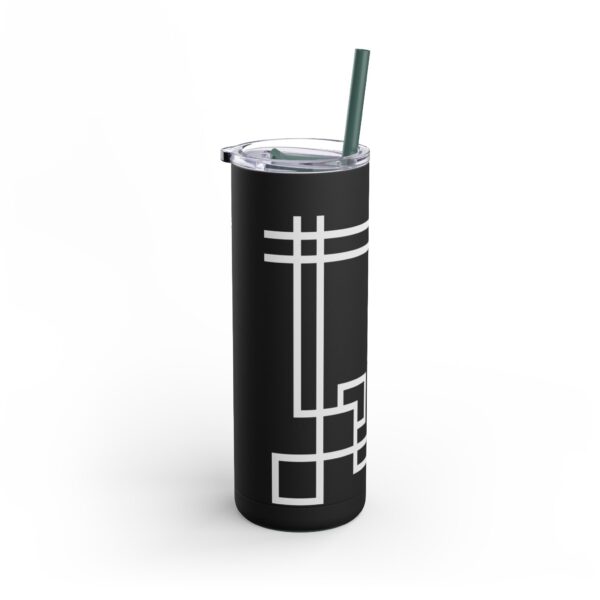 Black Gaia Maars Maker Skinny Matte Tumbler, 20oz - Image 2
