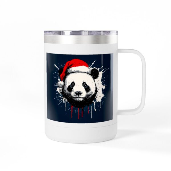 Panda Claus Coffee Mug Tumbler, 15oz - Image 2
