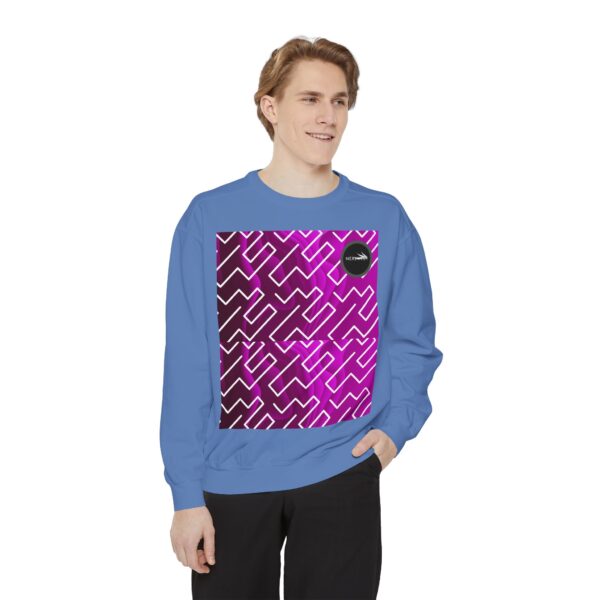Pinky Zebra Unisex Garment-Dyed Sweatshirt by Nexsweet - Image 15