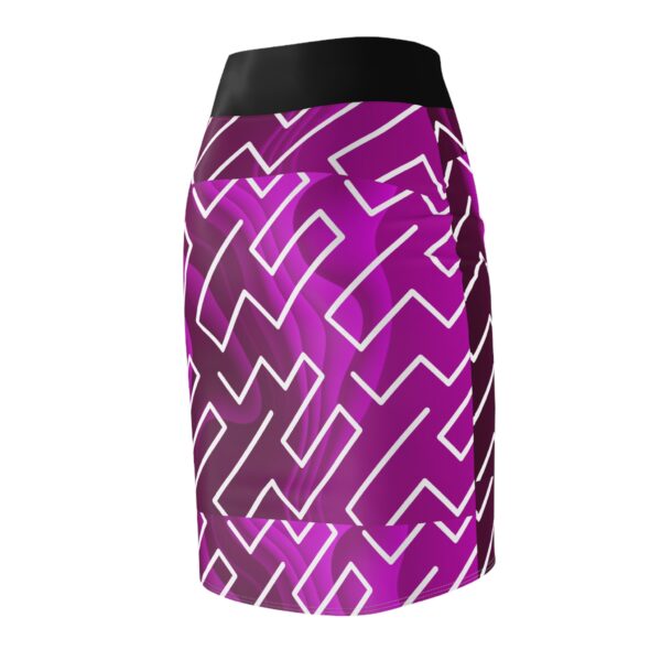 Pinky Python Women's Pencil Skirt (AOP) by Nexsweet - Image 4
