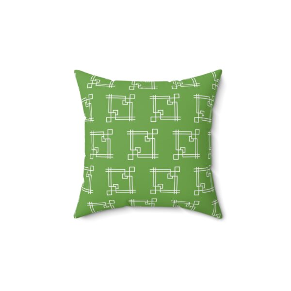Green Princess Gaia Spun Polyester Square Pillow - Image 2