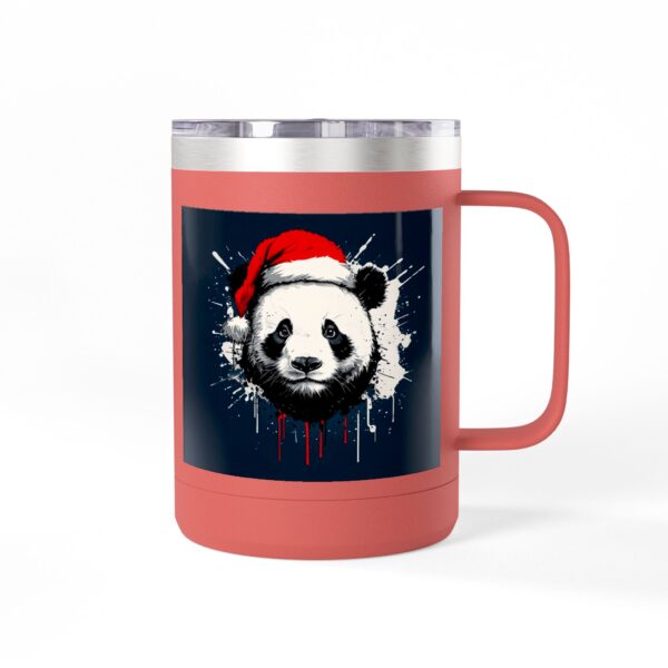 Panda Claus Coffee Mug Tumbler, 15oz - Image 4