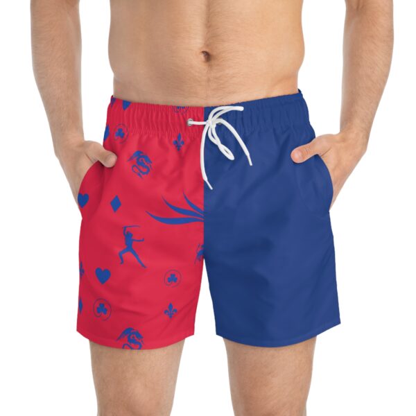 Red Caesar Swim Trunks (AOP) - Image 3