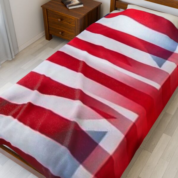 British American Velveteen Plush Blanket - Image 11