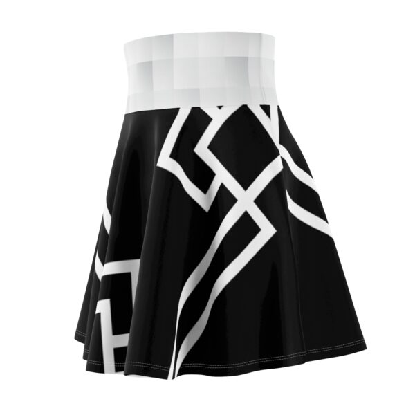 Black Princess Gaia Women's Skater Skirt (AOP) - Image 3
