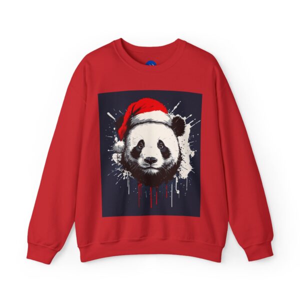 Panda Claus Sweatshirt: Unisex, Heavy - Image 9