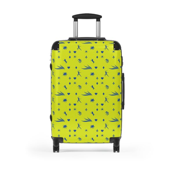 Blue and Yellow Royal Swallow Suitcase by Nexsweet - Image 5