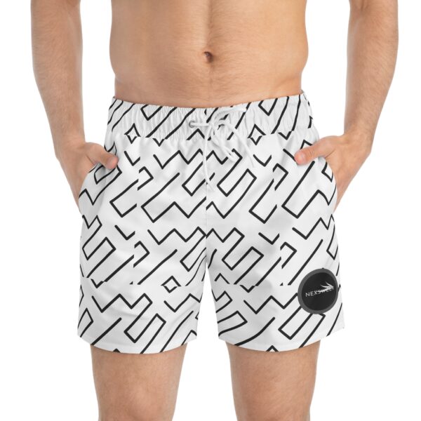 Zebra Swim Trunks (AOP) by Nexsweet - Image 3