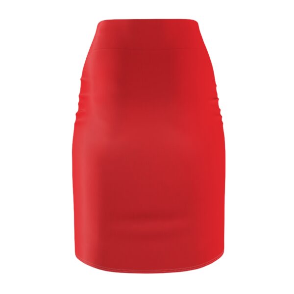 Blue Silent Zebra Women's Pencil Skirt (AOP) - Image 2