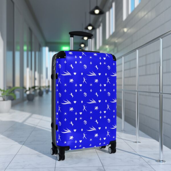 Blue Royal Swallow Suitcase by Nexsweet - Image 7