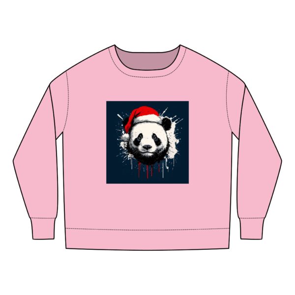 Panda Claus Toddler Sweatshirt by Nexsweet - Image 7