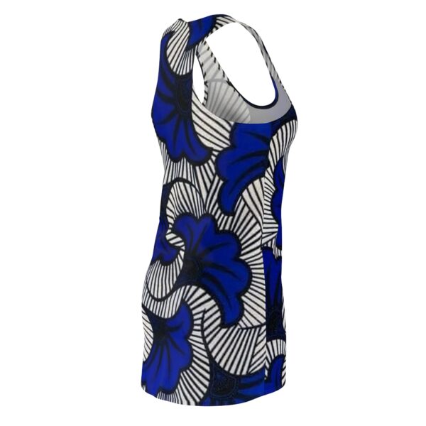 African Tribes Floral Design Women's Cut & Sew Racerback Dress (AOP) - Image 4