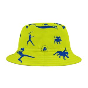 Yellow Caesar Bucket Hat (AOP)