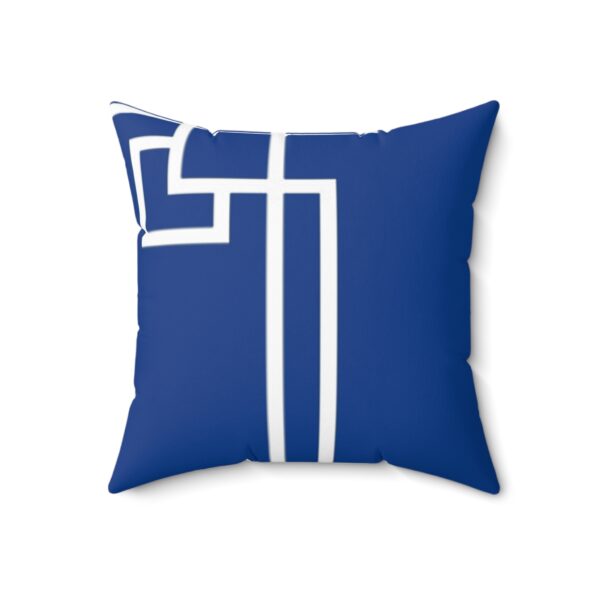 Blue Gaia Spun Polyester Square Pillow - Image 8