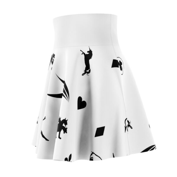 Black Hermione Women's Skater Skirt (AOP) - Image 3