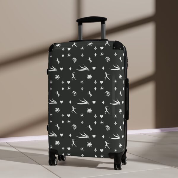 Black Royal Swallow Suitcase by Nexsweet - Image 8