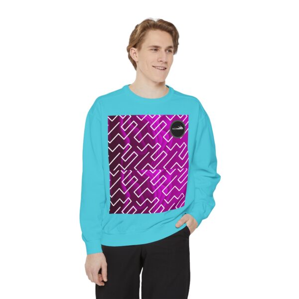 Pinky Zebra Unisex Garment-Dyed Sweatshirt by Nexsweet - Image 11