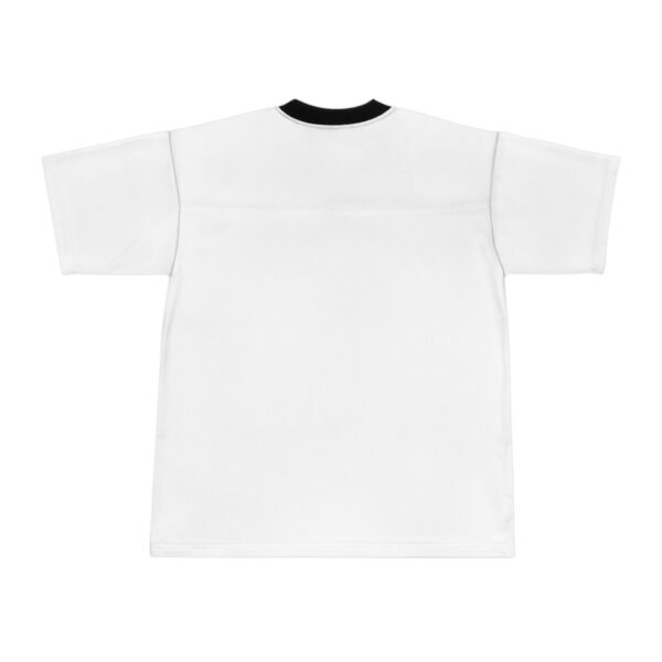 Black Unisex Football Jersey (AOP) by Nexsweet - Image 2
