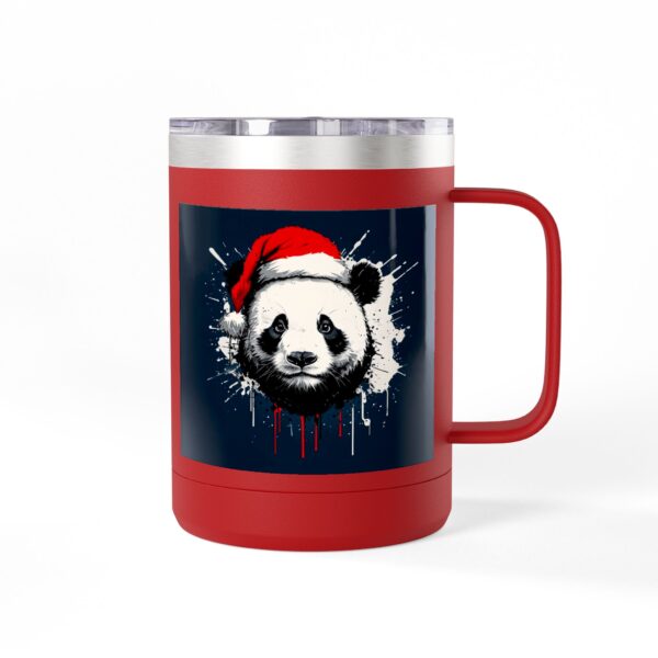 Panda Claus Coffee Mug Tumbler, 15oz - Image 6
