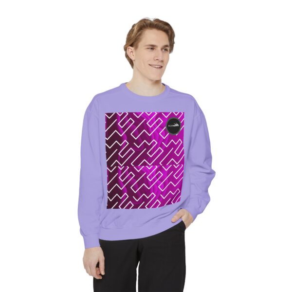 Pinky Zebra Unisex Garment-Dyed Sweatshirt by Nexsweet - Image 23