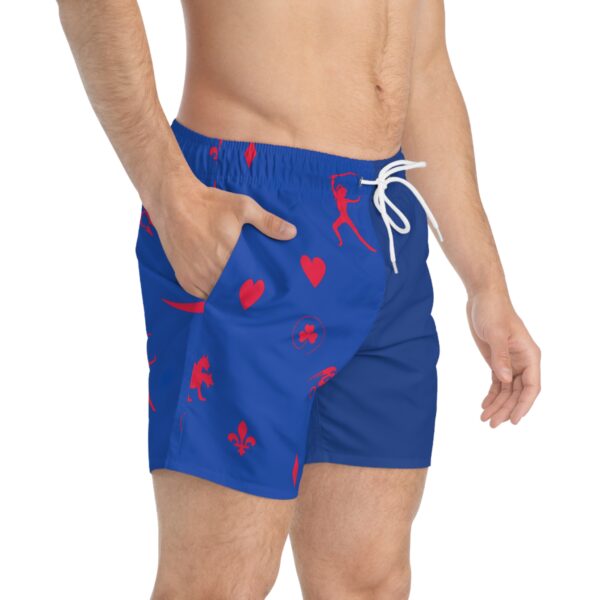 Blue Caesar Swim Trunks (AOP) - Image 4