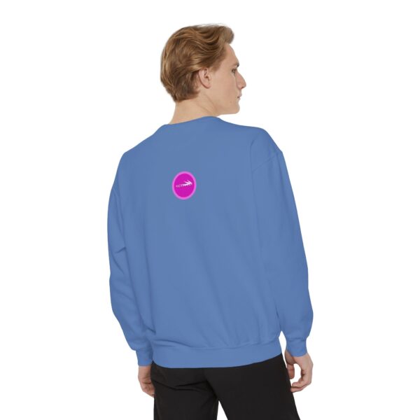 Pinky Zebra Unisex Garment-Dyed Sweatshirt by Nexsweet - Image 16