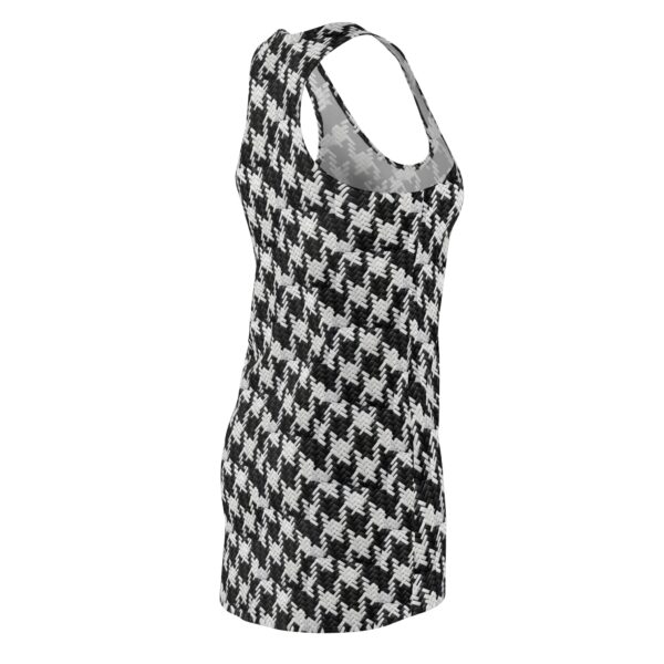 Houndstooth Women's Cut & Sew Racerback Dress (AOP) by Nexsweet - Image 4