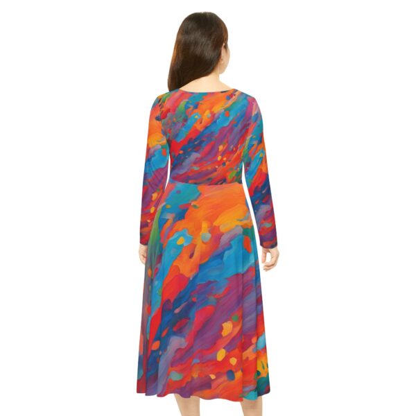 Lolita Women's Long Sleeve Dance Dress (AOP) by Nexsweet - Image 4