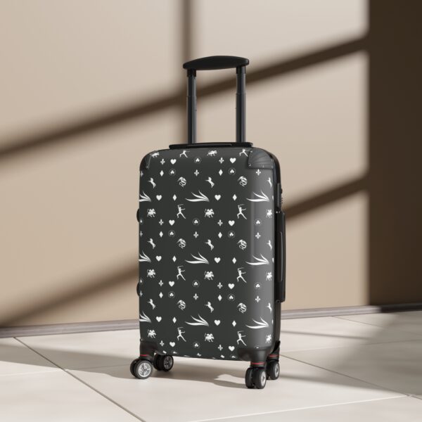 Black Royal Swallow Suitcase by Nexsweet - Image 4