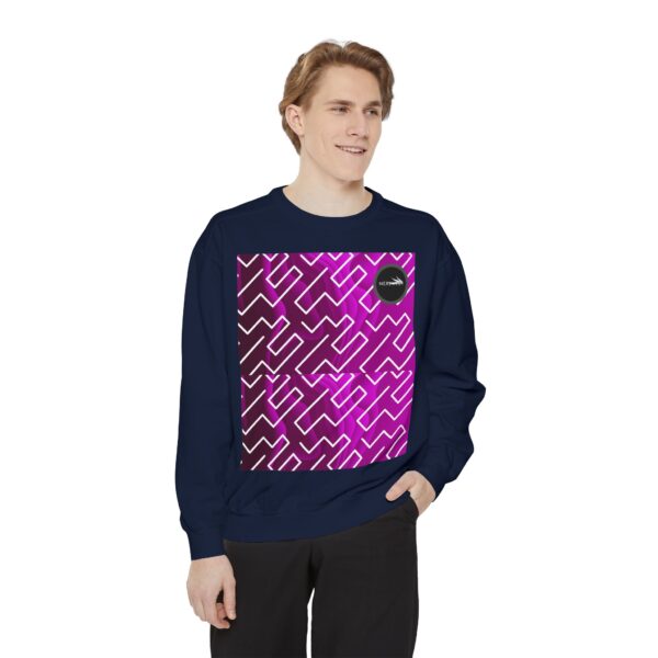 Pinky Zebra Unisex Garment-Dyed Sweatshirt by Nexsweet - Image 19