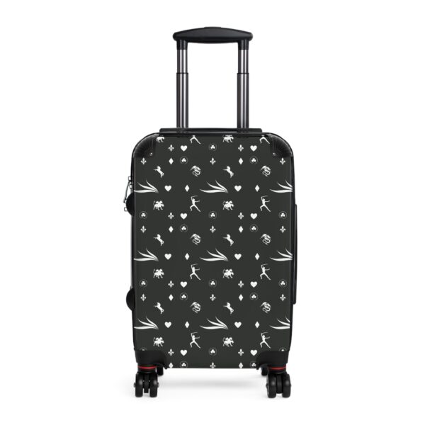 Black Royal Swallow Suitcase by Nexsweet