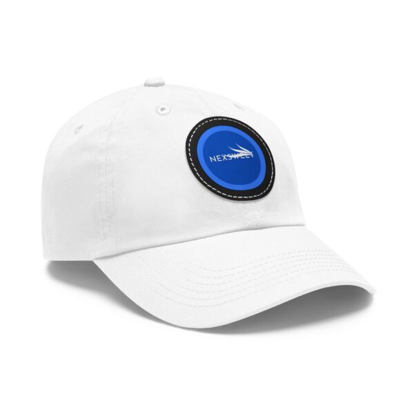 Strong Dad Hat with Leather Patch (Round) by Nexsweet - Image 2