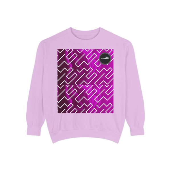 Pinky Zebra Unisex Garment-Dyed Sweatshirt by Nexsweet - Image 25