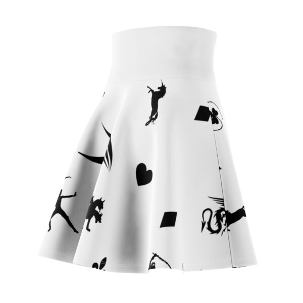 Black Hermione Women's Skater Skirt (AOP) - Image 4
