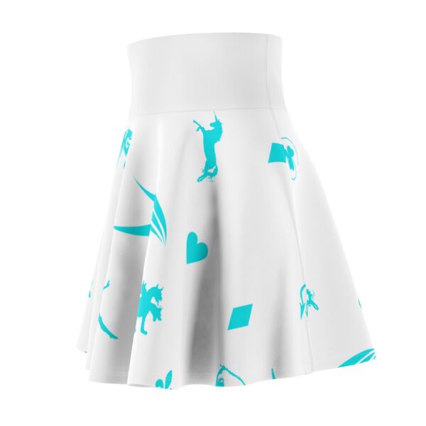 Turquoise Hermione Women's Skater Skirt (AOP) - Image 3