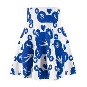 Royal Women's Skater Skirt (AOP) by Nexsweet