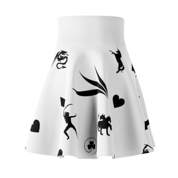 Black Hermione Women's Skater Skirt (AOP) - Image 2
