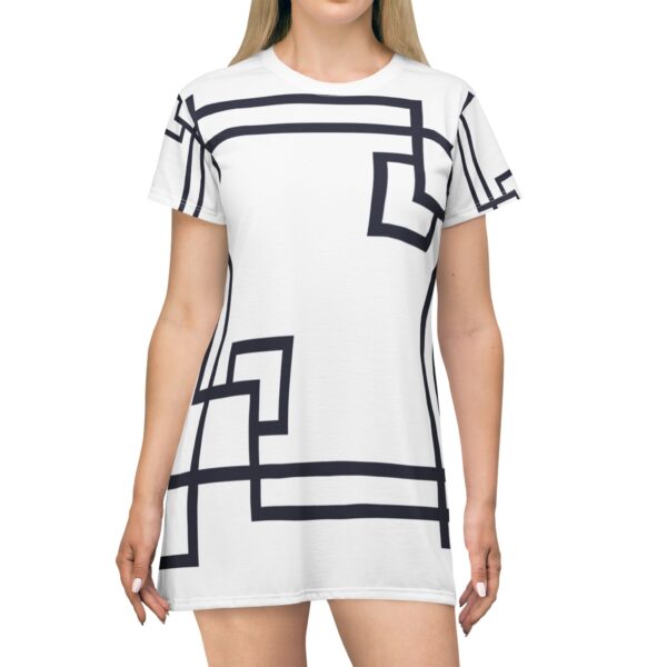 Gaia T-Shirt Dress (AOP) - Image 3