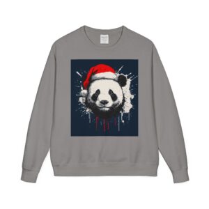 Panda Claus Unisex ComfortWash® Garment Dyed Crewneck Sweatshirt